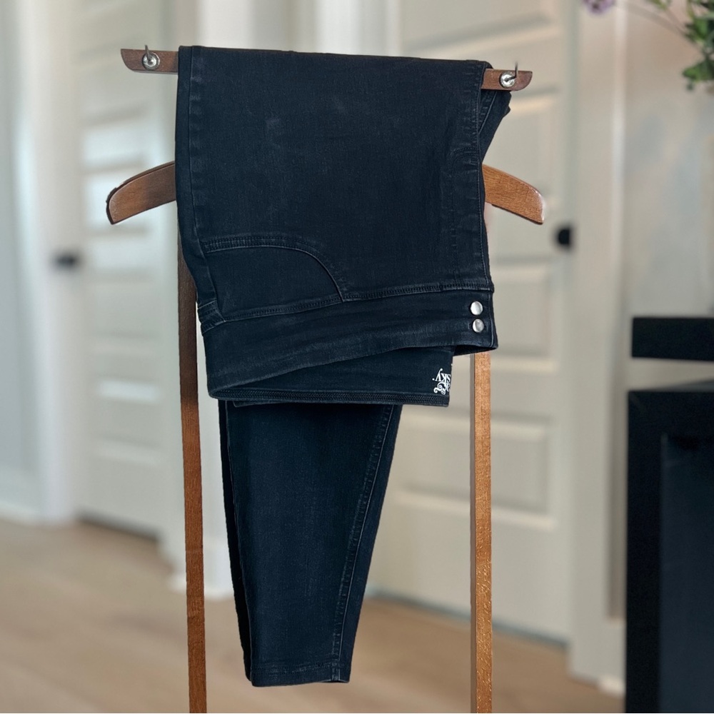 Terra & Sky Black Pull-On Skinny Jeans